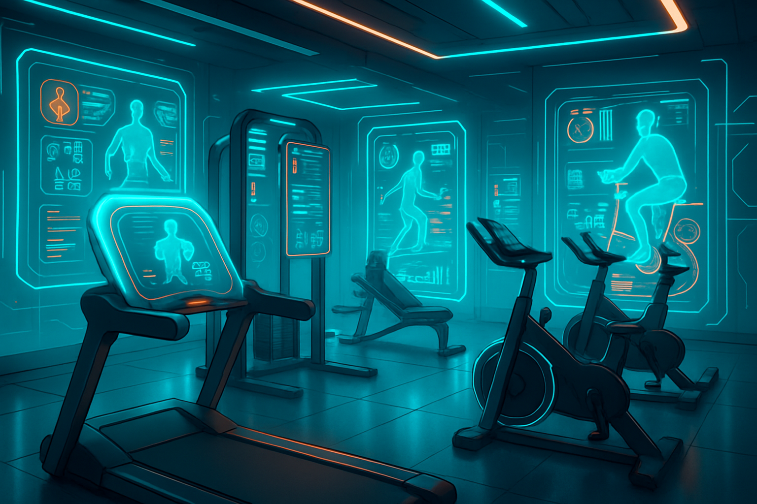 Футуристический спортзал